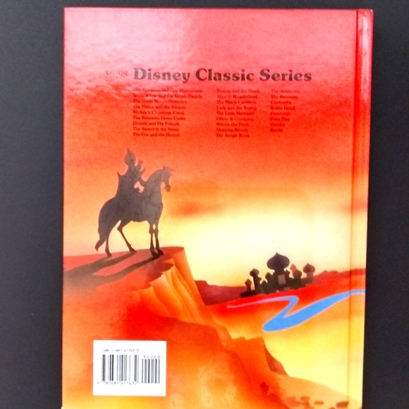 1992 Vintage Walt Disneys Classic Aladdin Book - Picture 5 of 9